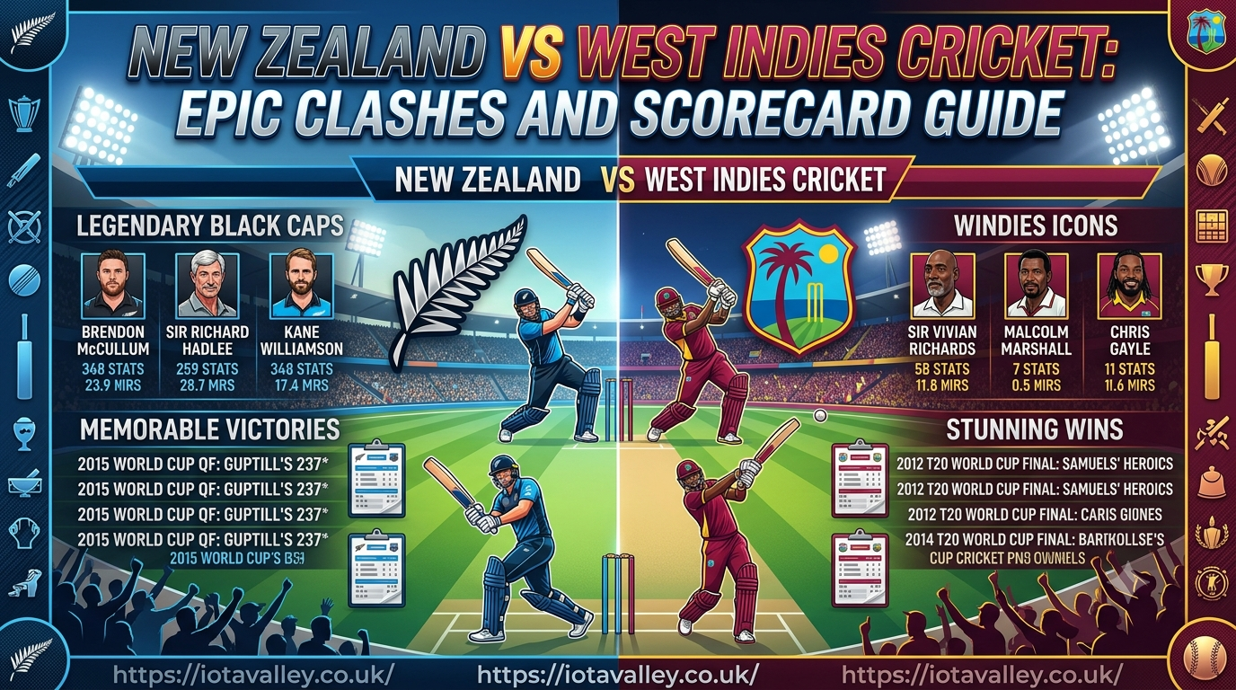 New Zealand national cricket team vs West Indies cricket team match scorecard
